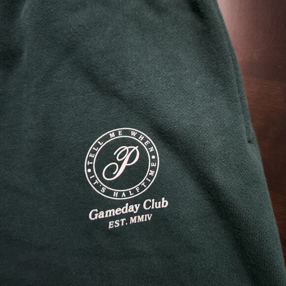 Victoria's Secret Pink Gameday Club Green Sweatpants Size XL - Picture 2 of 4